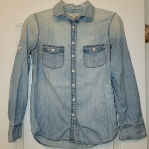 J. Crew Light Blue Denim Shirt